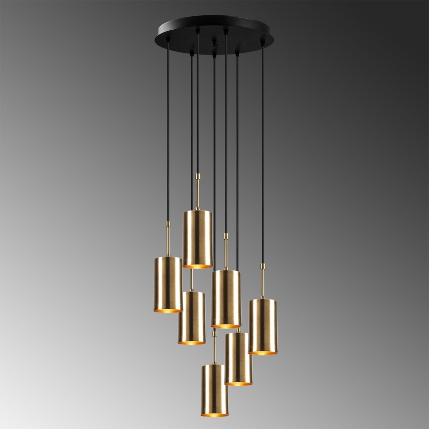 Lampadario su filo KEM 7xE27/40W/230V