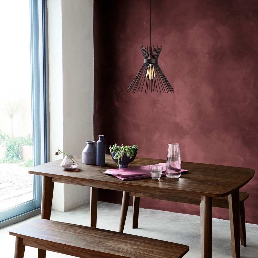 Lampadario su filo KIRPI 1xE27/40W/230V