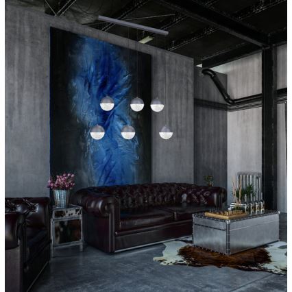Lampadario su filo LED FURNI 6xLED/5W/230V