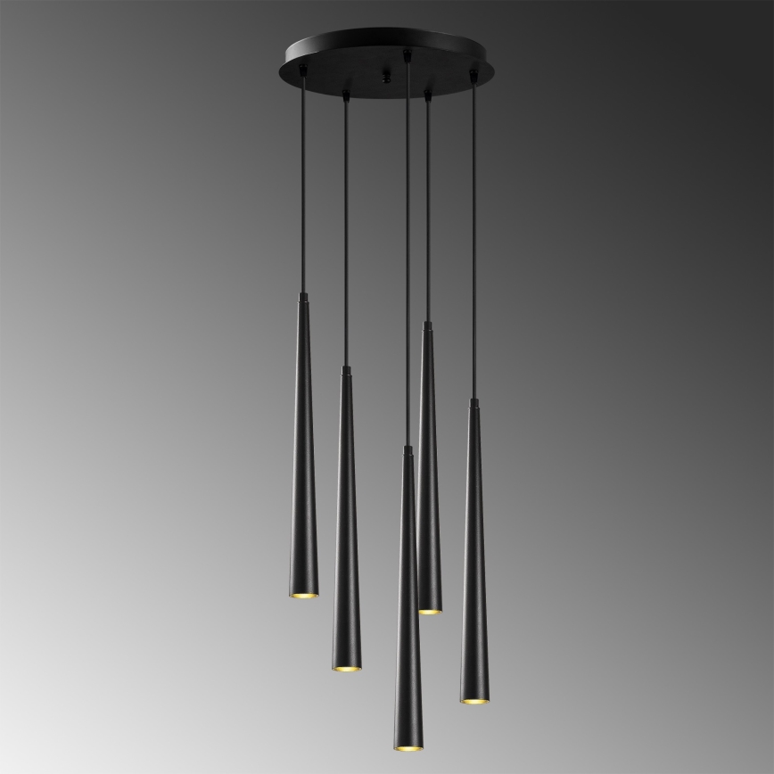 Lampadario su filo LED UGUR 5xLED/3W/230V