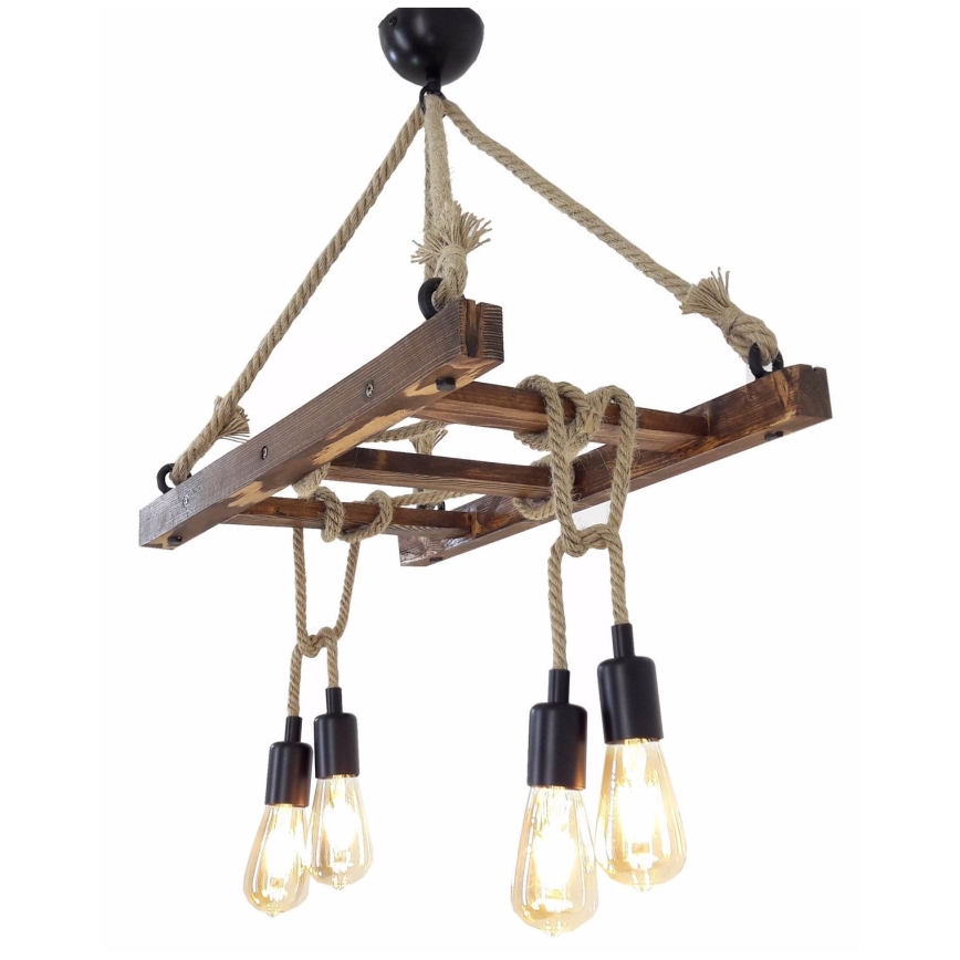 Lampadario su filo MERDIVEN 4xE27/40W/230V