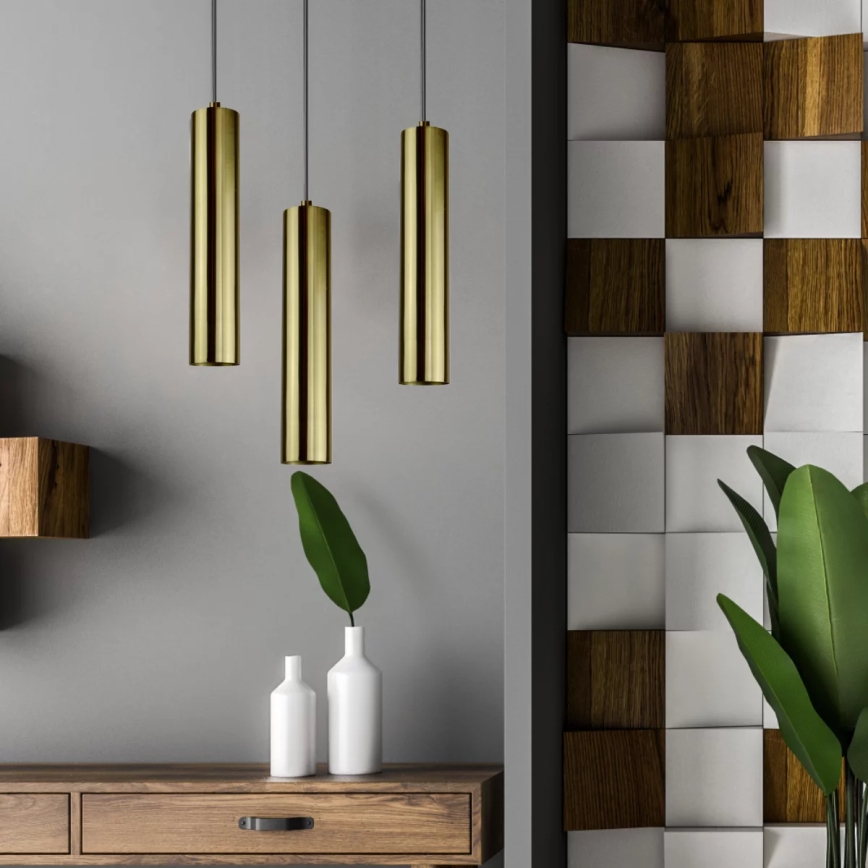 Lampadario su filo NAPOLI 3xGU10/8W/230V