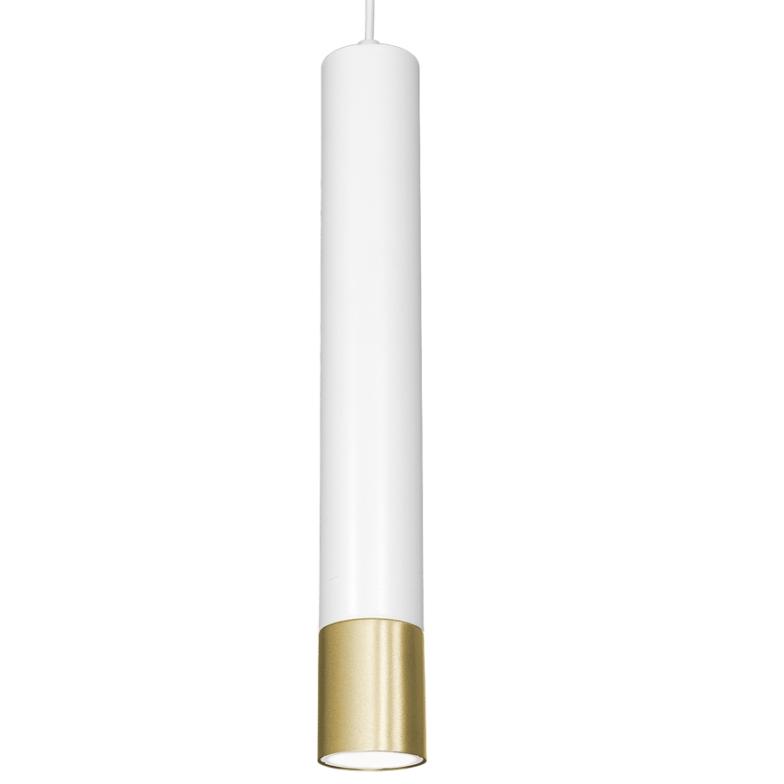 Lampadario su filo NEST 1xGU10/8W/230V bianco/dorato