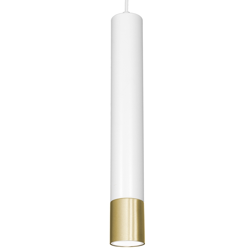 Lampadario su filo NEST 3xGU10/8W/230V bianco/dorato