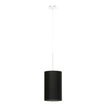 Lampadario su filo OTTO 1xE27/60W/230V d. 15 cm nero