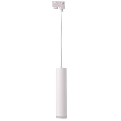 Lampadario su filo per sistema a binario PARIGI 3xGU10/10W/230V + 1 m rotaia sistema bianco