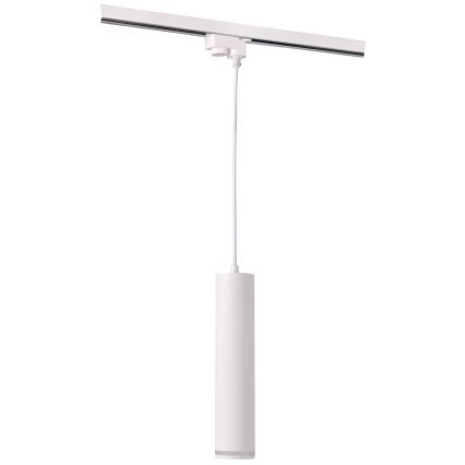 Lampadario su filo per sistema a binario PARIGI 3xGU10/10W/230V + 1 m rotaia sistema bianco