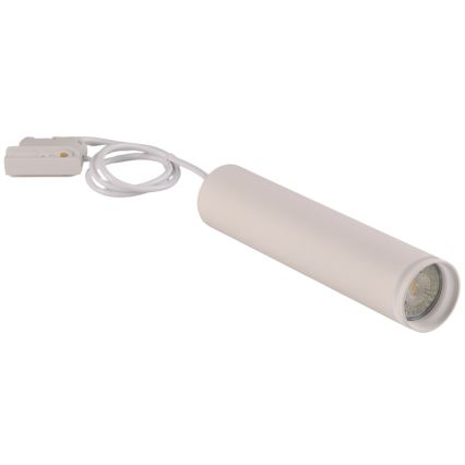 Lampadario su filo per sistema a binario PARIGI 3xGU10/10W/230V + 1 m rotaia sistema bianco