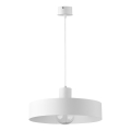 Lampadario su filo RIF 1xE27/60W/230V d. 35 cm bianco