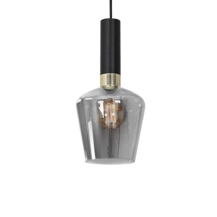 Lampadario su filo ROMA BLACK 1xE27/60W/230V