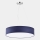Lampadario su filo RONDO 4xE27/15W/230V blu