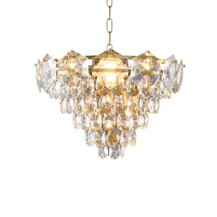Lampadario su filo SELENA 6xE14/40W/230V dorato