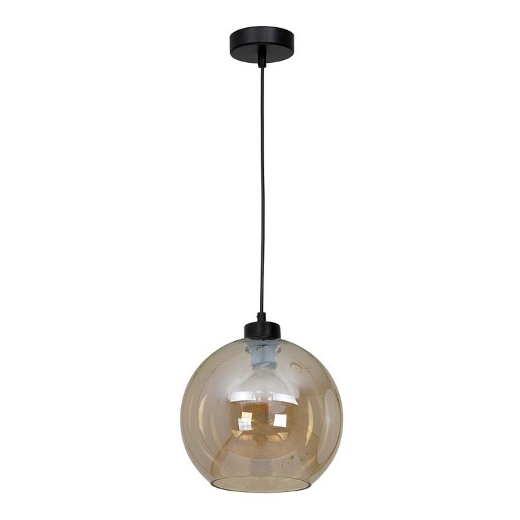 Lampadario su filo SOFIA 1xE27/60W/230V marrone