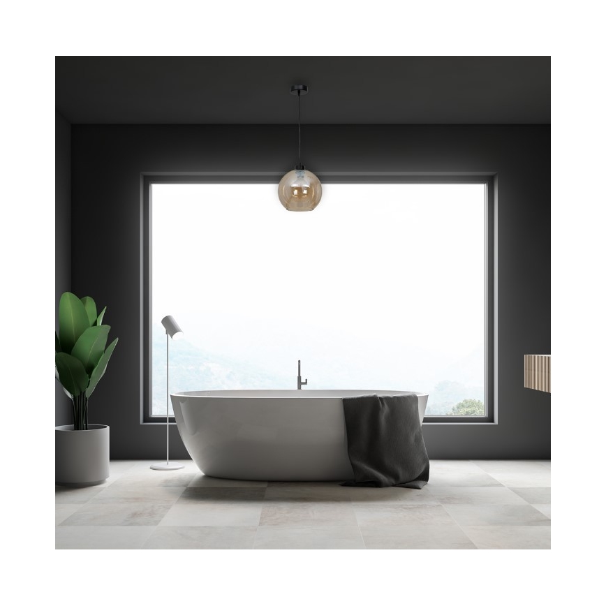 Lampadario su filo SOFIA 1xE27/60W/230V marrone