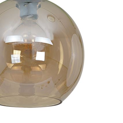 Lampadario su filo SOFIA 1xE27/60W/230V marrone