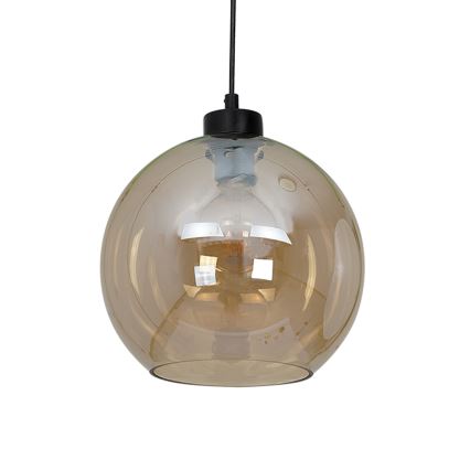 Lampadario su filo SOFIA 1xE27/60W/230V marrone