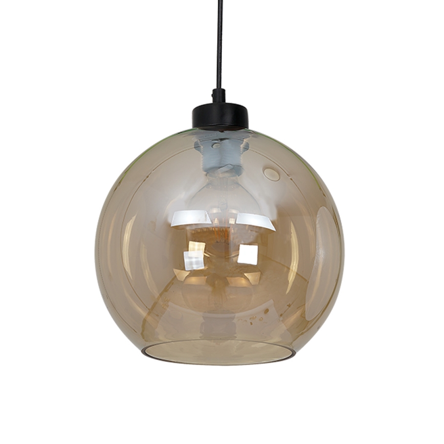 Lampadario su filo SOFIA 1xE27/60W/230V marrone