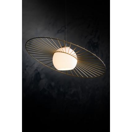 Lampadario su filo SOL 3xE27/60W/230V oro