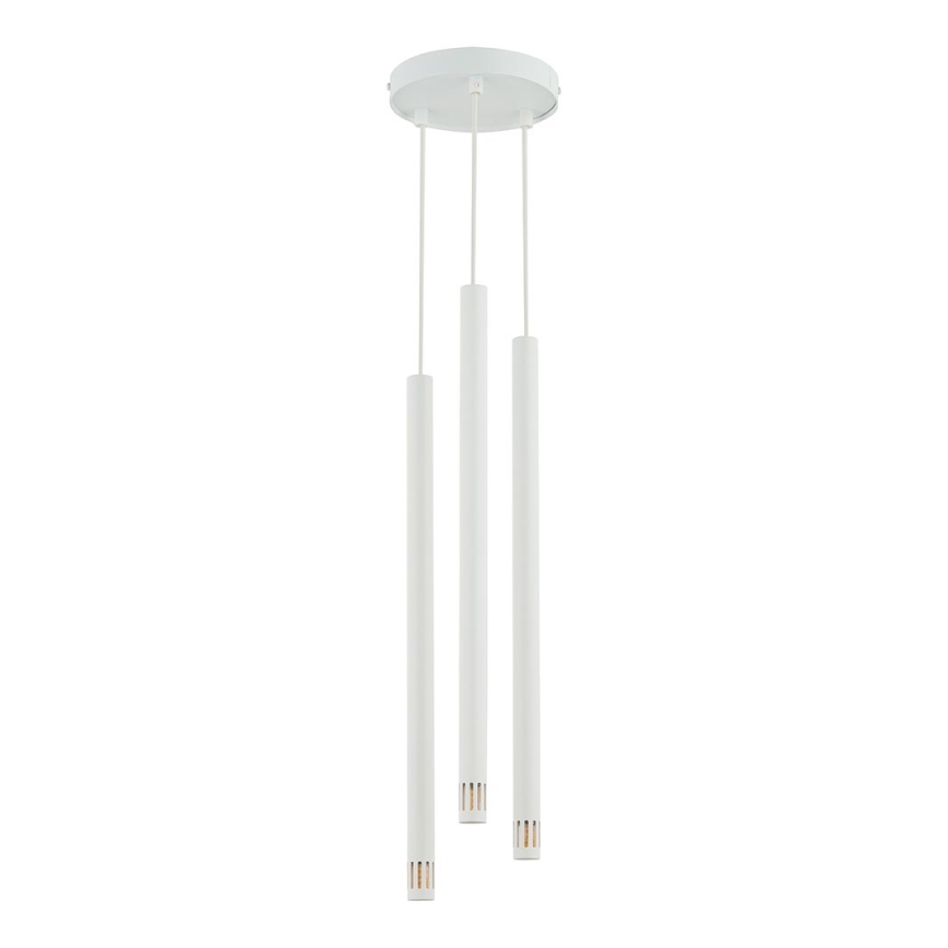 Lampadario su filo STALACTITE LASER 3xG9/3W/230V bianco