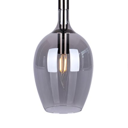 Lampadario su filo TANGO 3xE14/40W/230V nero