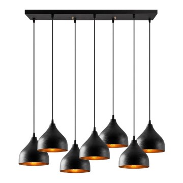 Lampadario su filo TATTOO 7xE27/40W/230V