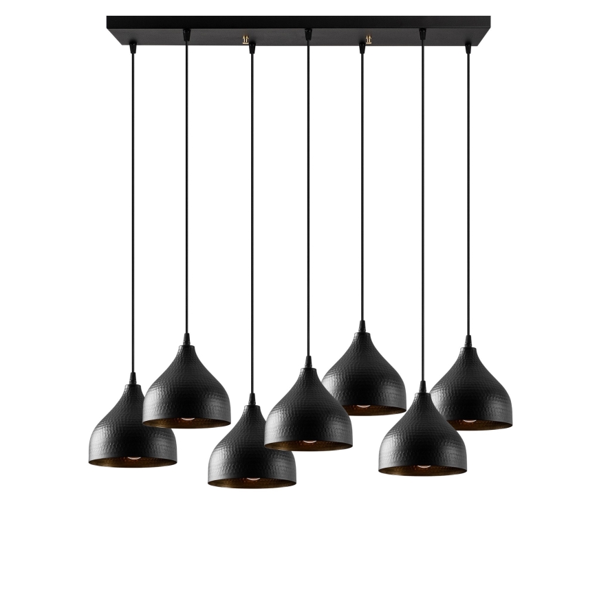 Lampadario su filo TATTOO 7xE27/40W/230V