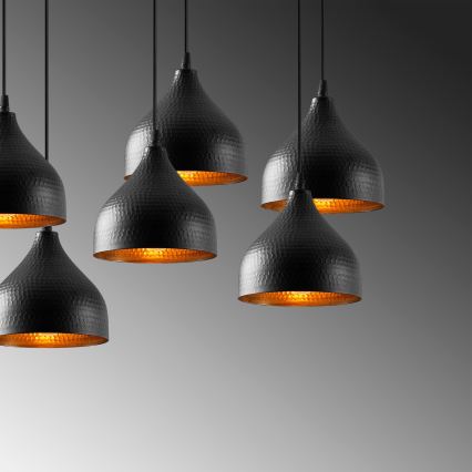 Lampadario su filo TATTOO 7xE27/40W/230V