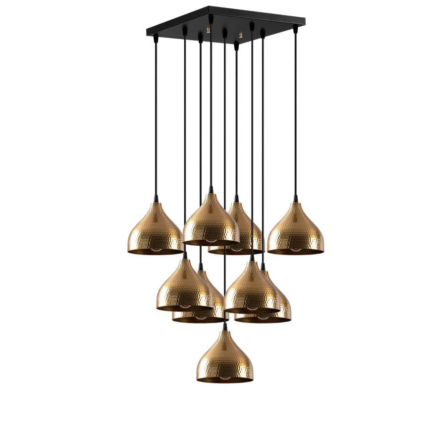 Lampadario su filo TATTOO 9xE27/40W/230V