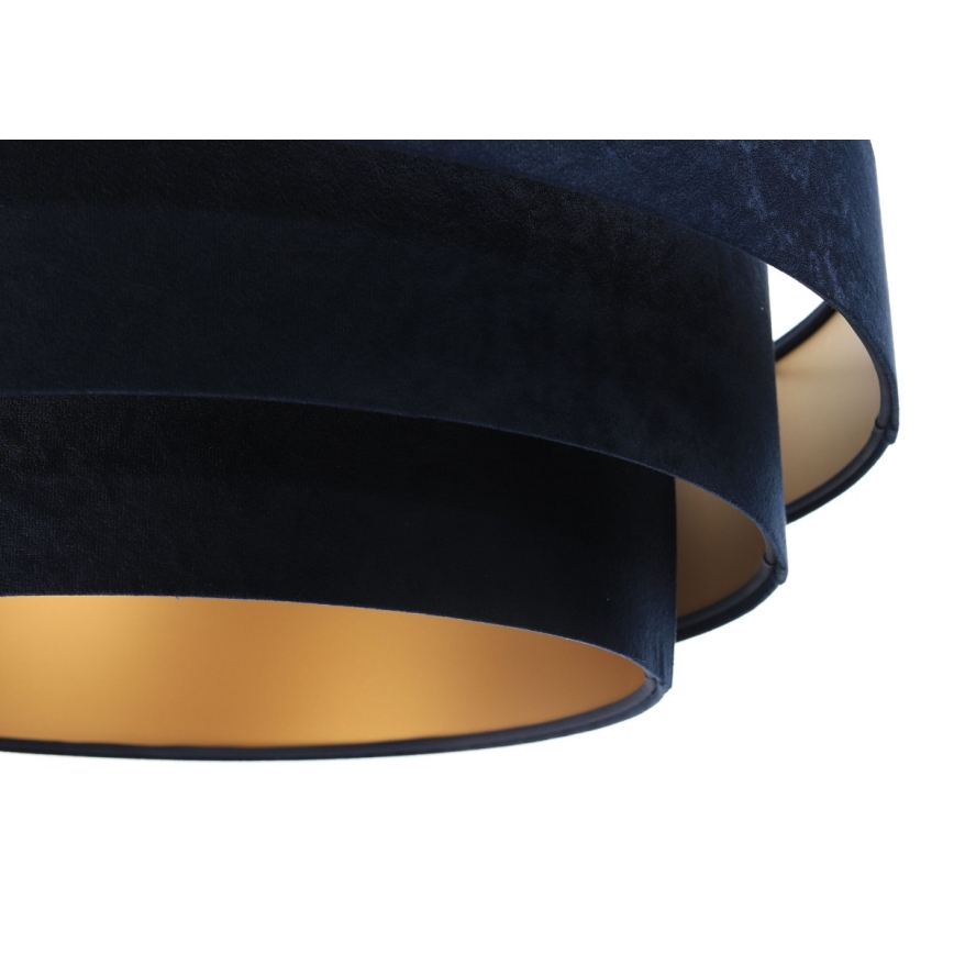 Lampadario su filo TRINITI 1xE27/60W/230V blu/giallo