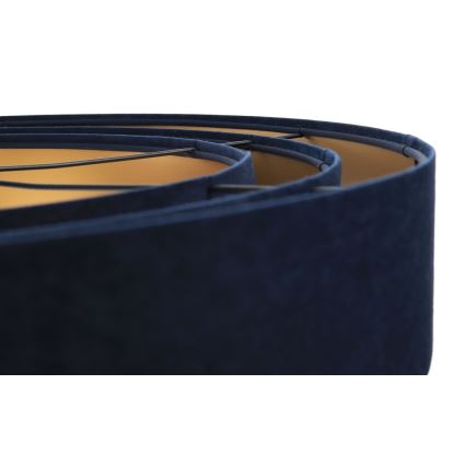 Lampadario su filo TRINITI 1xE27/60W/230V blu/giallo