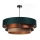 Lampadario su filo TRINITI 1xE27/60W/230V verde/rame