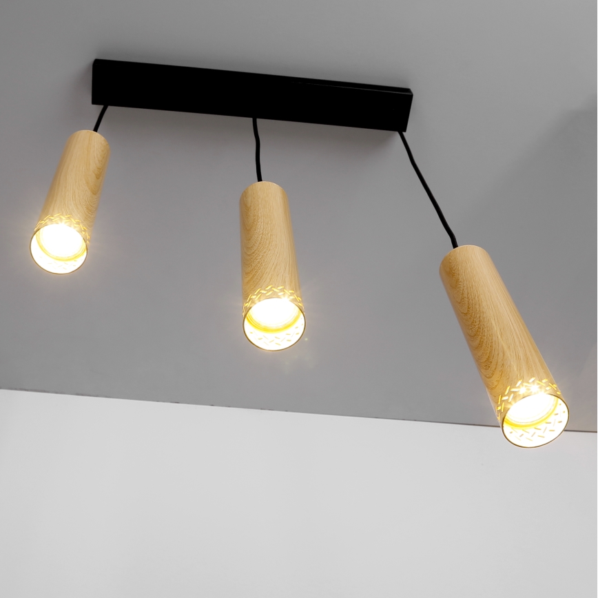 Lampadario su filo TUBO 3xGU10/25W/230V
