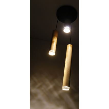 Lampadario su filo TUBO 3xGU10/25W/230V
