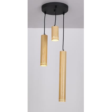 Lampadario su filo TUBO 3xGU10/25W/230V