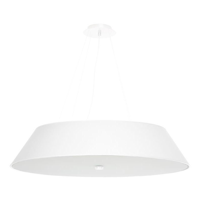 Lampadario su filo VEGA 5xE27/60W/230V d. 70 cm bianco