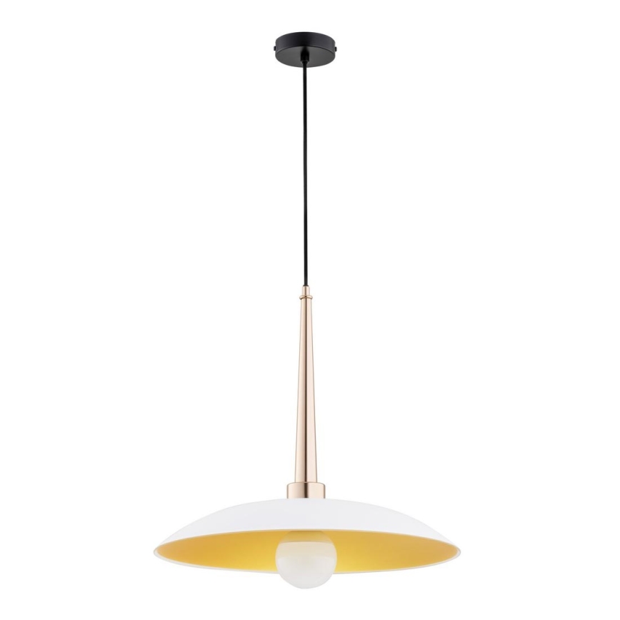 Lampadario su filo VELIAN 1xE27/60W/230V bianco/ottone