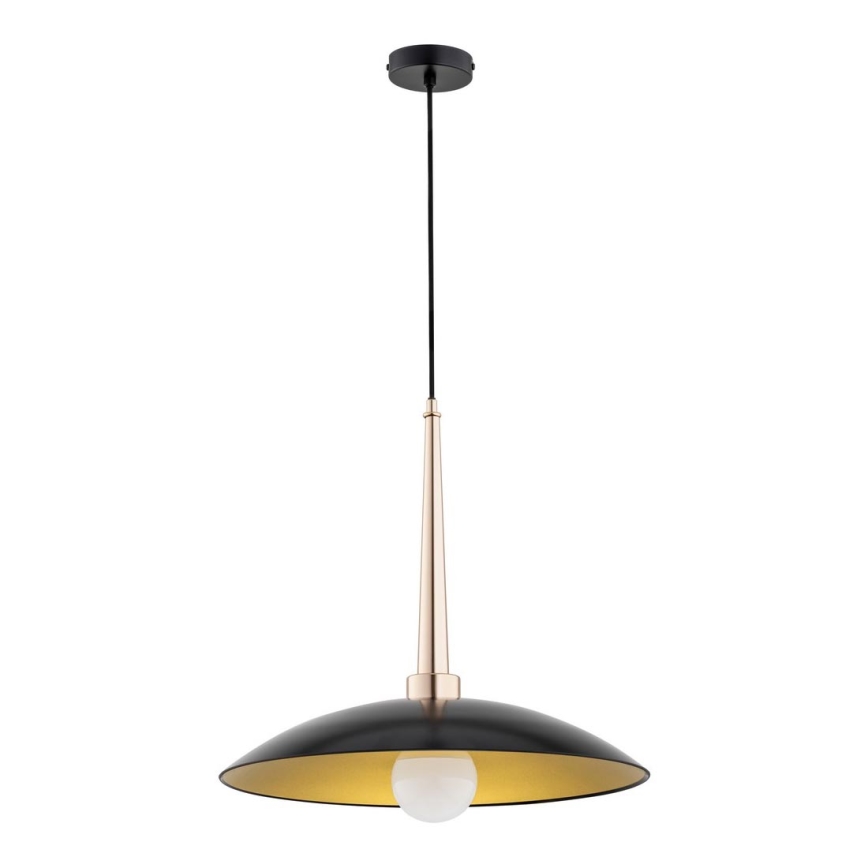 Lampadario su filo VELIAN 1xE27/60W/230V nero/ottone