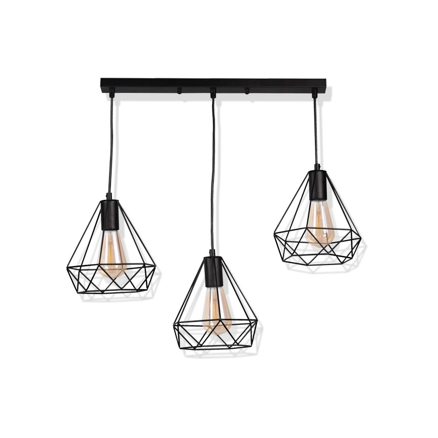 Lampadario su filo VIGO 3xE27/20W/230V