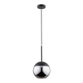 Lampadario su filo VOLDA 1xE27/60W/230V nero