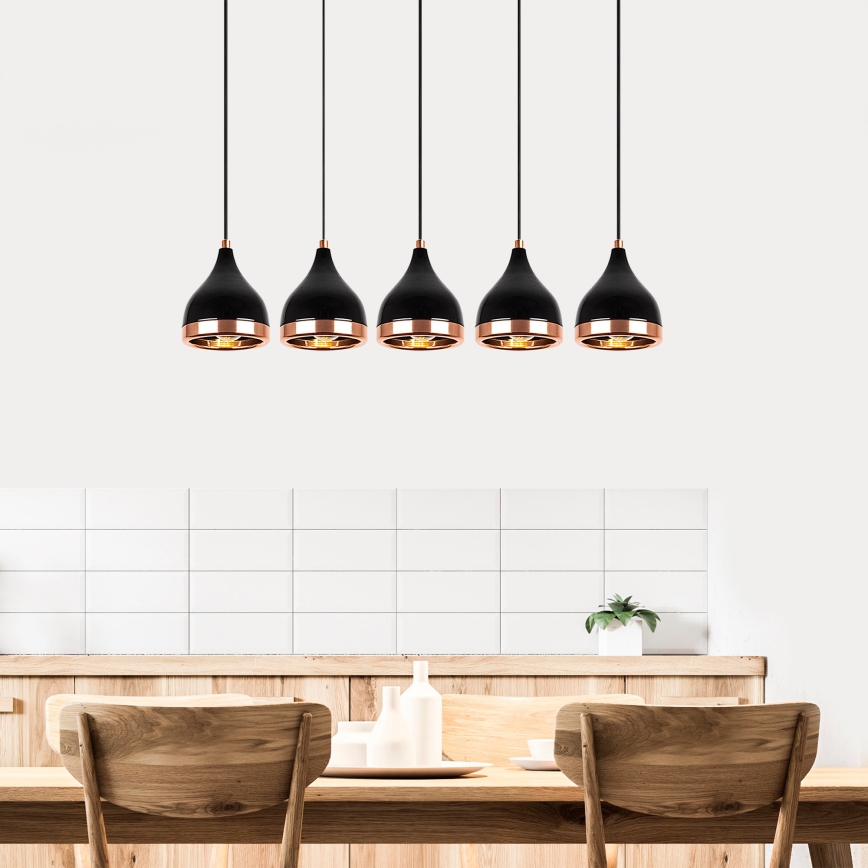 Lampadario su filo YILDO 5xE27/40W/230V