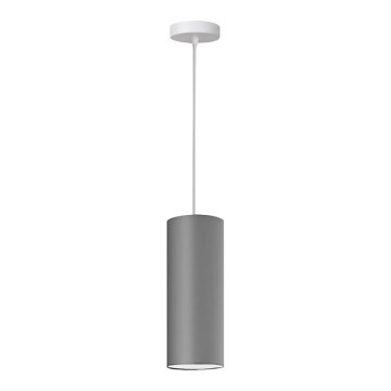 Lampadario su filo ZIK 1xE27/40W/230V grigio