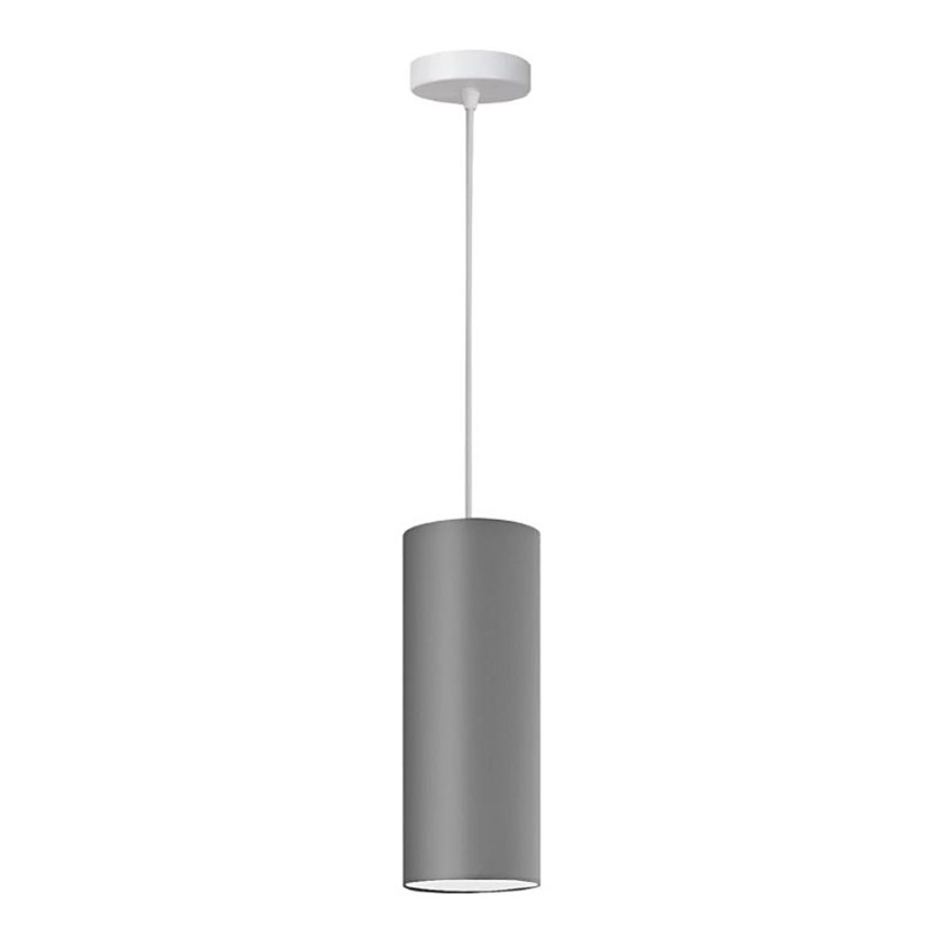 Lampadario su filo ZIK 1xE27/40W/230V grigio