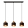 Lampadario su fune EDISON 3xE27/15W/230V