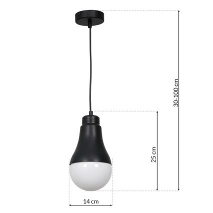 Lampadario su fune HELIOS 1xE14/40W/230V