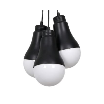 Lampadario su fune HELIOS 3xE14/40W/230V