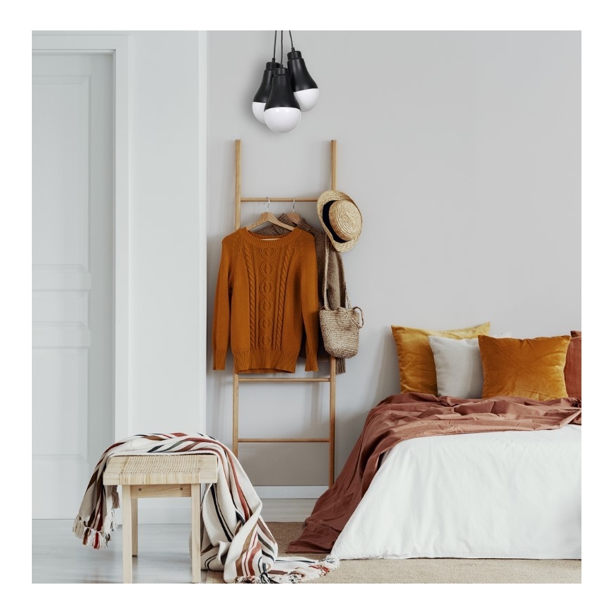 Lampadario su fune HELIOS 3xE14/40W/230V
