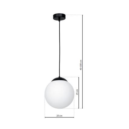 Lampadario su fune LIMA 1xE14/40W/230V