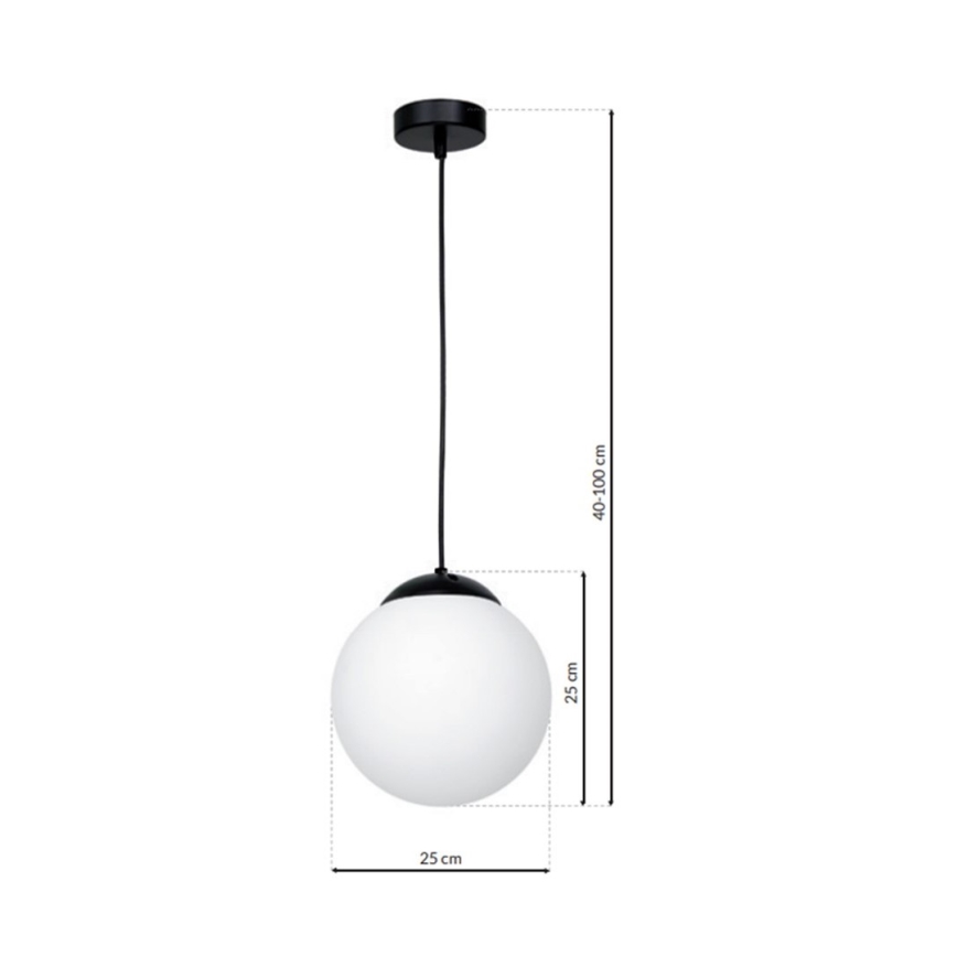 Lampadario su fune LIMA 1xE14/40W/230V