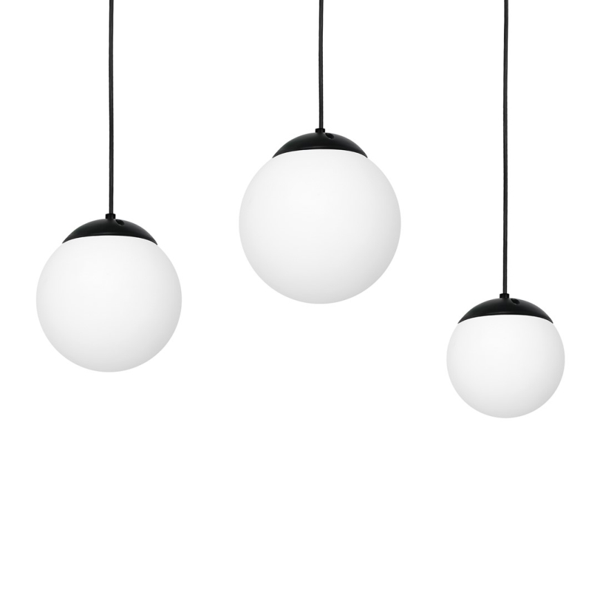Lampadario su fune LIMA 3xE14/40W/230V