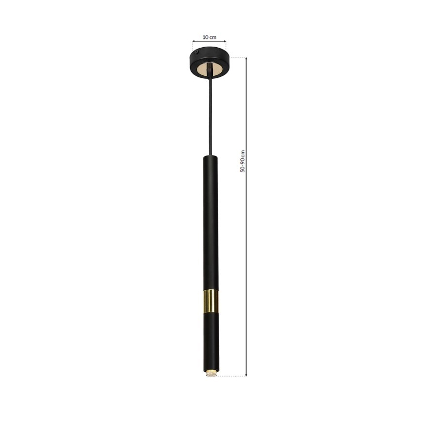 Lampadario su fune MONZA 1xG9/7W/230V